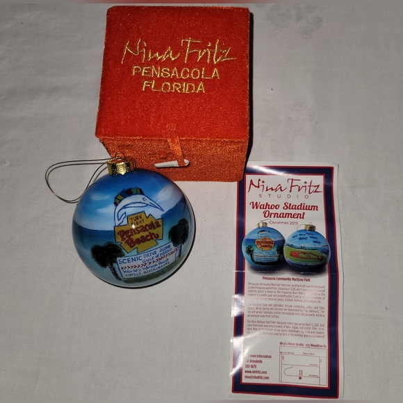 2013 Pensacola Beach/Blue Wahoos Stadium Ornament - Picture 2 of 10